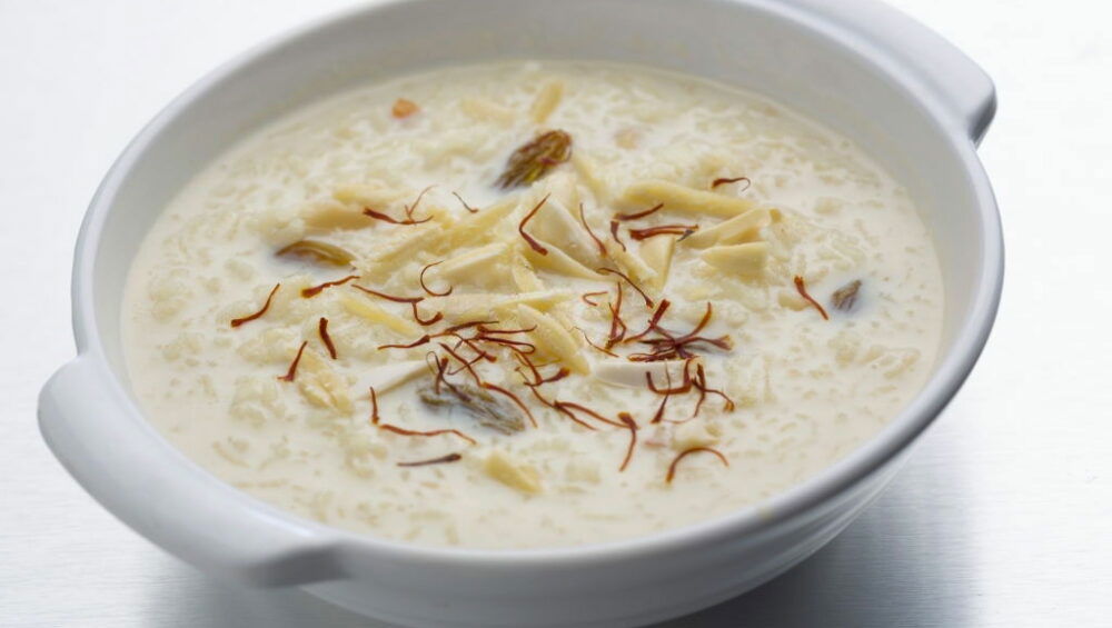 Kheer - Traditional Indian Sweet Dish Made Of Rice, Milk And Sugar With Nuts Garnished 608412A1F2Dab 1