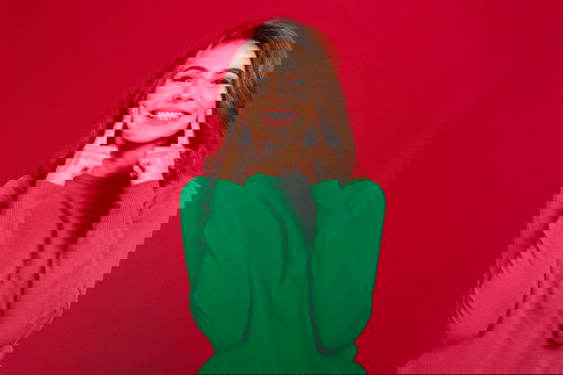 Excited Happy Young Pretty Woman 171337 2005