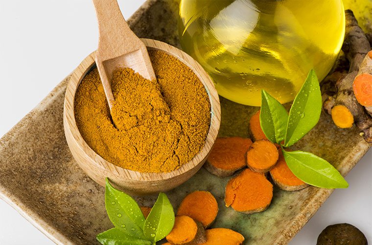 Turmeric Roots And Powder