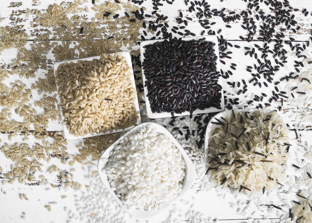 Lay Out Brown Black White Wild Rice 23 2148180916