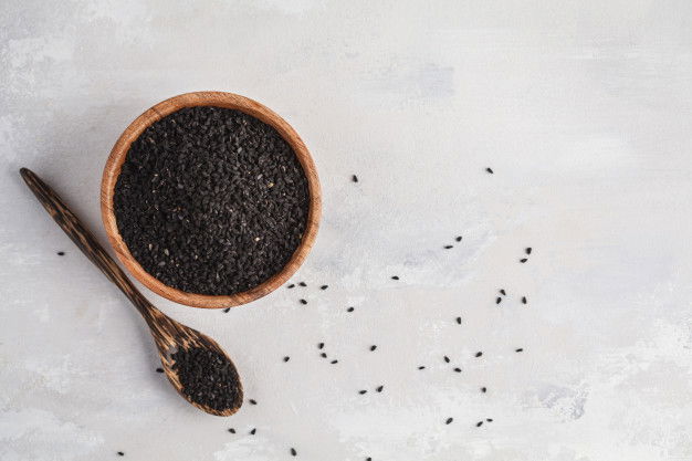 Black Cumin Seeds: 9 Impressive Health Benefits 3 Nigella Sativa Black Cumin Wooden Bowl White Background Copy Space Top View 79830 906 1