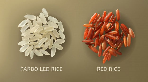 White Parboiled Red Cargo Rice 1441 909