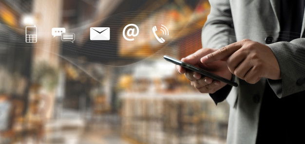 Coronavirus: How To Be Happier While Working From Home 5 Customer Support Hotline People Connect Phone Application Contact Us Man Cellphone 36325 2482