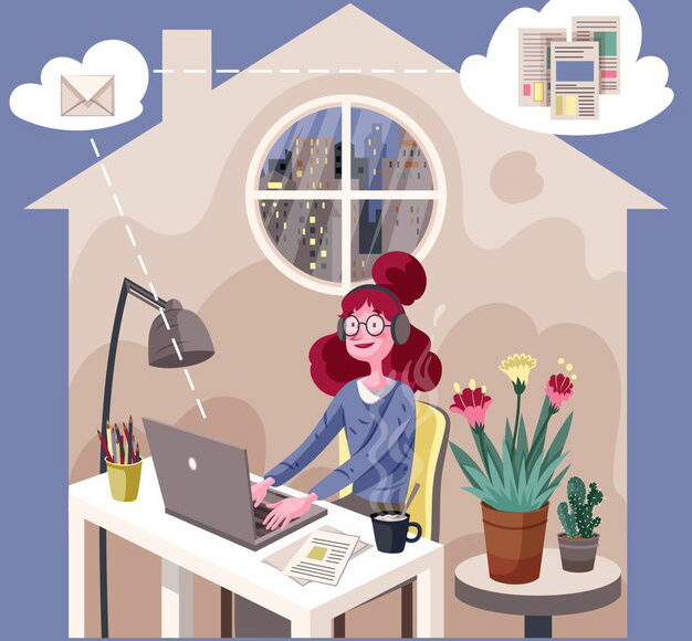 Coronavirus: How To Be Happier While Working From Home 3 Telecommuting Concept 23 2148500632