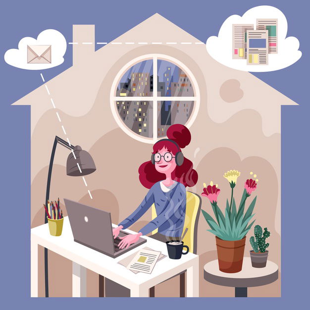 Coronavirus: How To Be Happier While Working From Home 1 Telecommuting Concept 23 2148500632