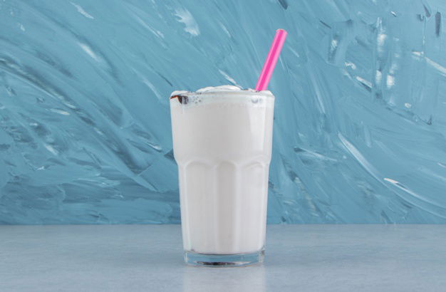 Glass Delicious Milks Hake Marble Background High Quality Photo 114579 36492