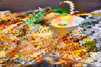 Pakistani Style Spicy Chicken Biryani With Raita 162831 18