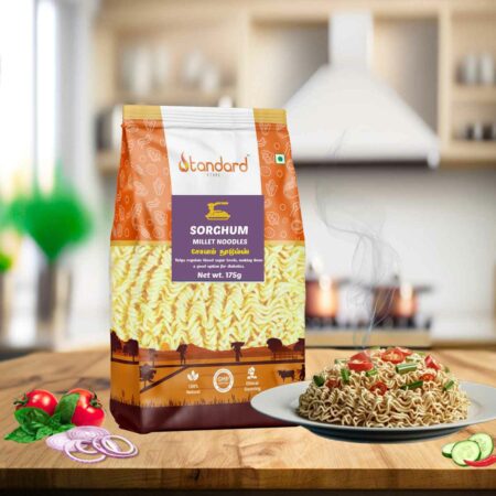 Buy Healthy sorghum millet noodles, rich in protein and essential nutrients._11zon