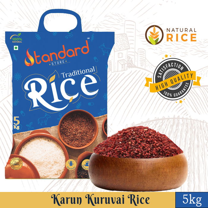 Karunkuruvai Rice / Traditional Red Rice 2 Karunkuruvai Rice Benefits