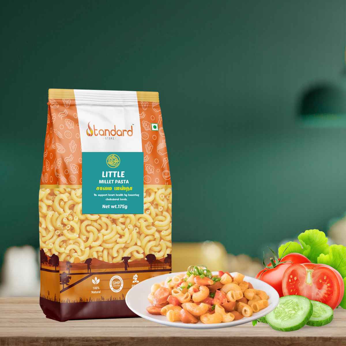 Buy Nutritious Little Millet Pasta – a great source of protein and fiber for balanced eating