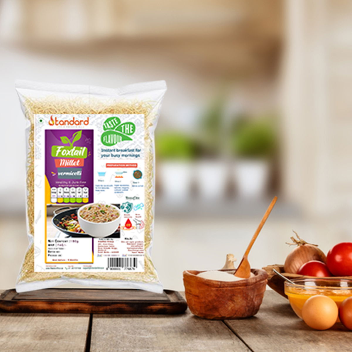 Foxtail millet vermicelli