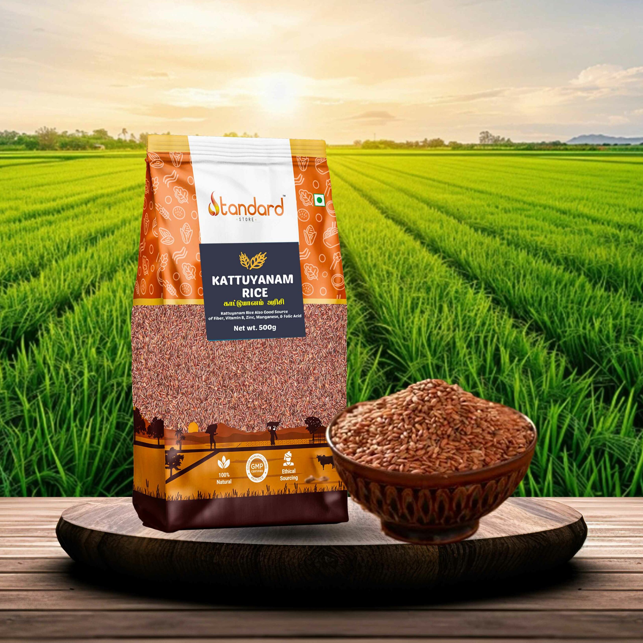 Shop Now Kattuyanam Rice A Nutrient-Rich Red Rice Variety Popular In South Indian Cuisine.