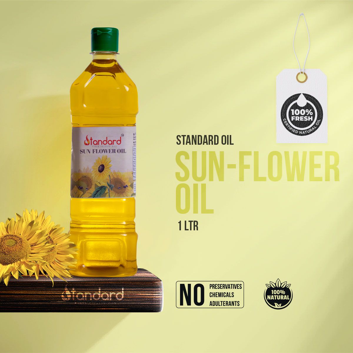 Chekku Oil 4 Cold Pressed Sunflower Oil
