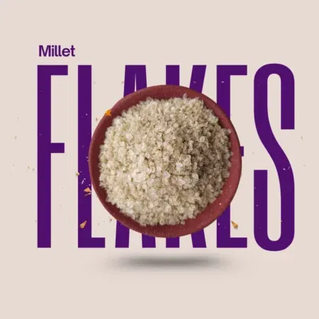 Gluten-free Barnyard Millet flakes – rich in fiber and easy to digest