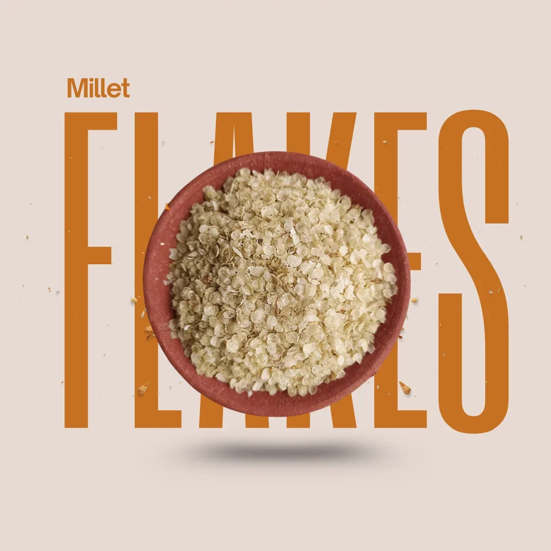 Varagu flakes made from kodo millet – wholesome, gluten-free breakfast choice