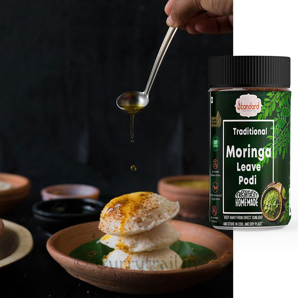 Moringa / Drumstick Leaves Idli Podi 100G 2 Moringa Idli Podi