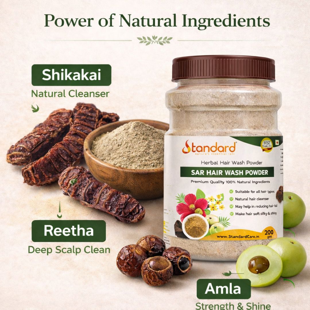 Herbal Shikakai Powder / சீயக்காய் பொடி (200 Gm) 2 Herbal Shikakai Powder / சீயக்காய் பொடி (200 Gm) - Image 2