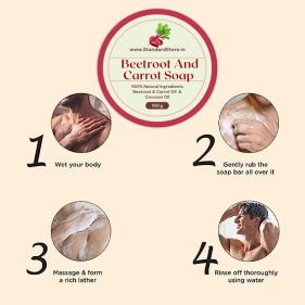 Beetroot And Carrot Soap