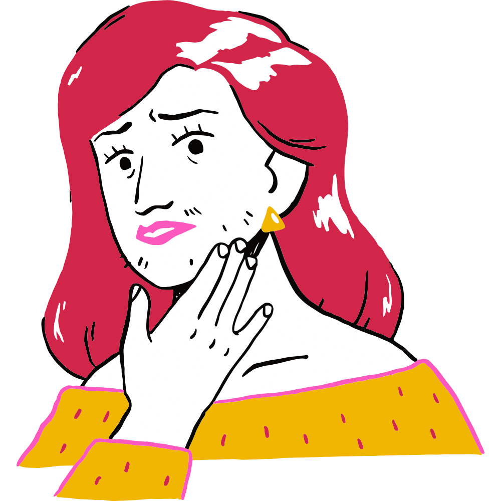 Gentle and effective solution to remove unwanted facial hair for smooth skin