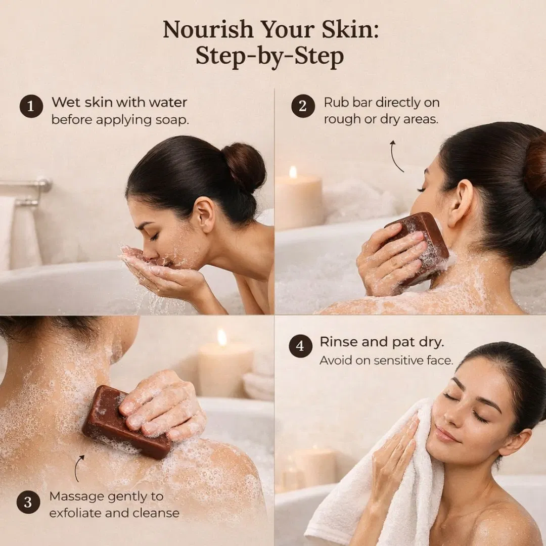 Red Sandal Soap / சிவப்பு சந்தனம் சோப் / ಕೆಂಪು ಚಂದನ ಸೋಪು / ఎర్ర చందనం సోప్ / लाल चंदन साबुन / രക്ത ചന്ദന സോപ്പ് (100 Gm) 3 Red Sandal Soap / சிவப்பு சந்தனம் சோப் / ಕೆಂಪು ಚಂದನ ಸೋಪು / ఎర్ర చందనం సోప్ / लाल चंदन साबुन / രക്ത ചന്ദന സോപ്പ് (100 Gm) - Image 3