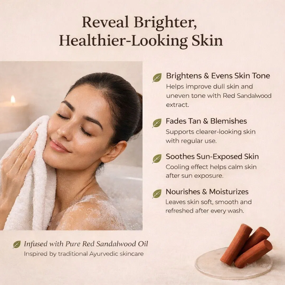 Red Sandal Soap / சிவப்பு சந்தனம் சோப் / ಕೆಂಪು ಚಂದನ ಸೋಪು / ఎర్ర చందనం సోప్ / लाल चंदन साबुन / രക്ത ചന്ദന സോപ്പ് (100 Gm) 4 Red Sandal Soap / சிவப்பு சந்தனம் சோப் / ಕೆಂಪು ಚಂದನ ಸೋಪು / ఎర్ర చందనం సోప్ / लाल चंदन साबुन / രക്ത ചന്ദന സോപ്പ് (100 Gm) - Image 4