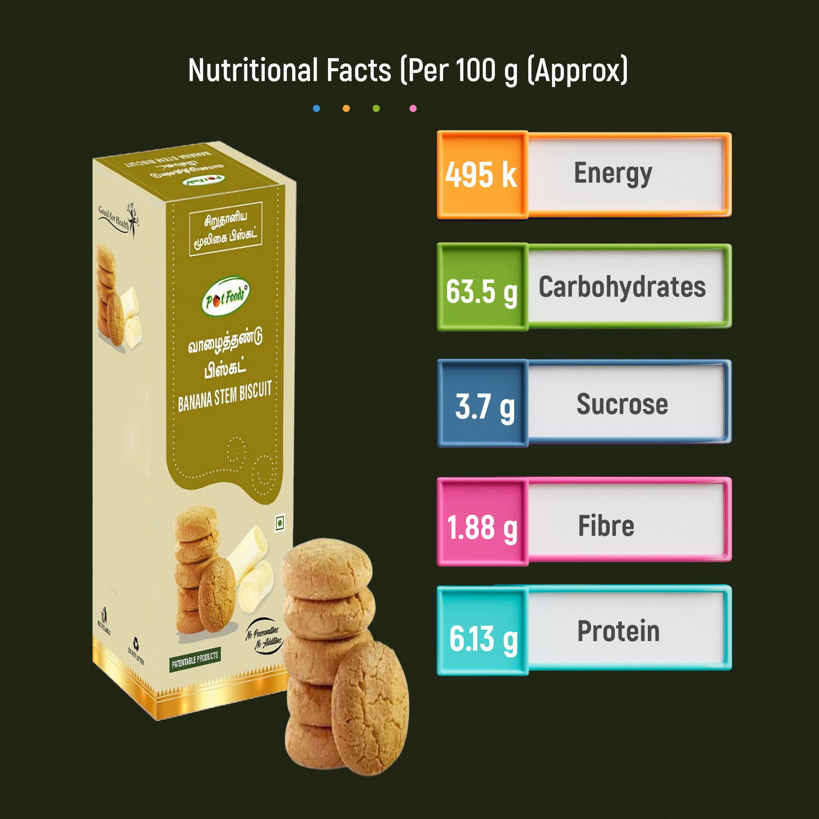 Banana Stem Biscuit Banana Stem Biscuit