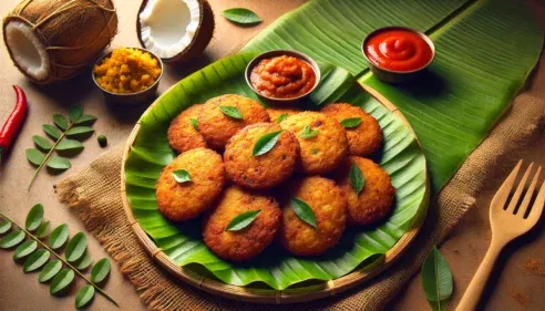Serve Hot With Coconut Chutney Or Tomato Ketchup. 