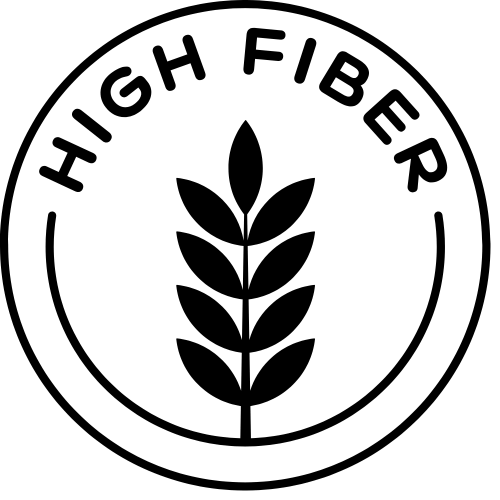"Natural foods that are high in fiber for better digestion" "Fiber-rich ingredients that support gut health and metabolism"