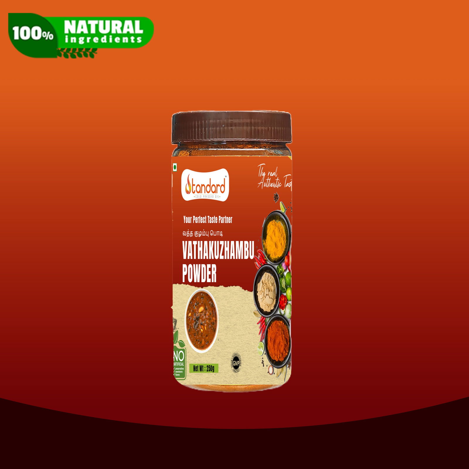 South Indian Vatha Kulambu Powder