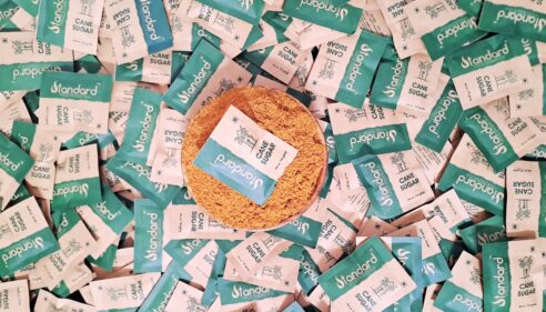 Bulk Ordering Cane Sugar Sachets A Pile Of Sugar Packets Of Cane Sugar Sachet