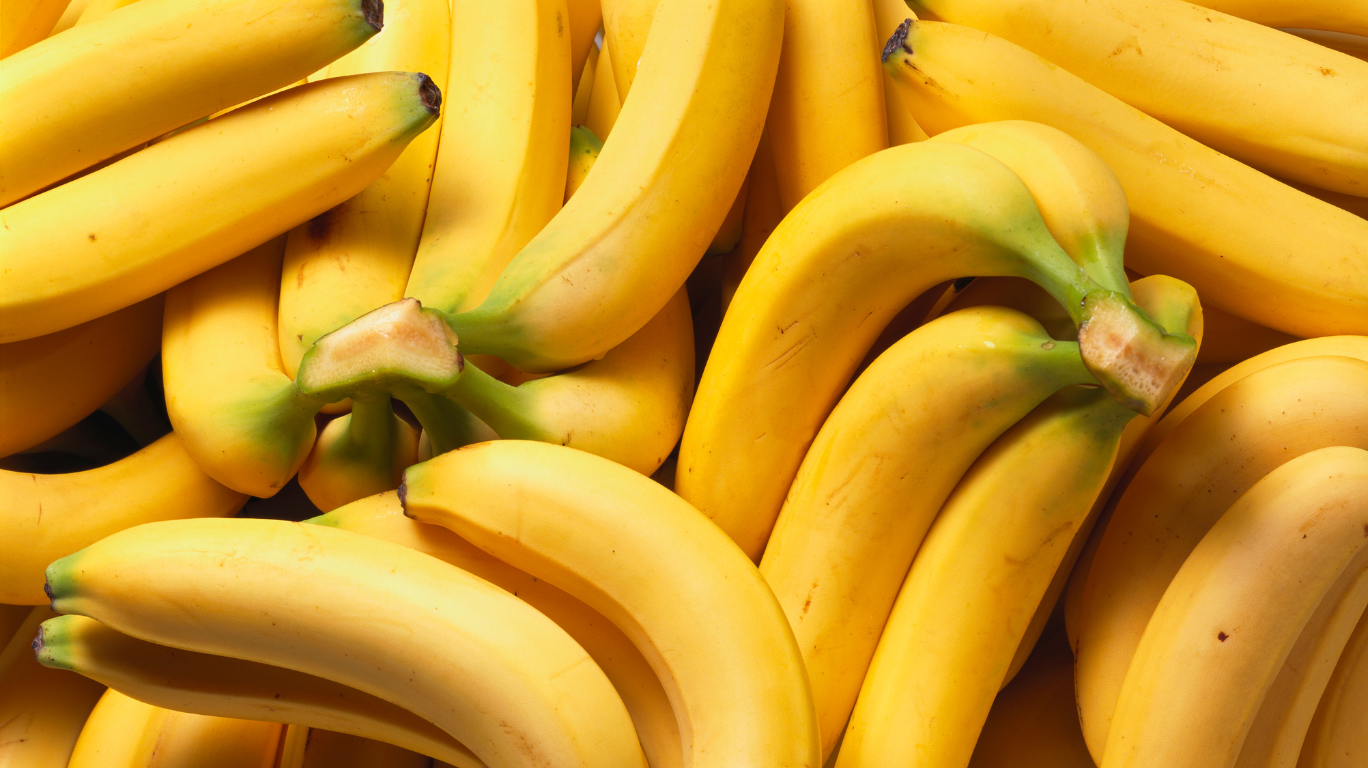 A Bunch Of Ripe Bananas, Rich In Vitamin B6 And Potassium, Which Support Male Fertility And Sperm Health.