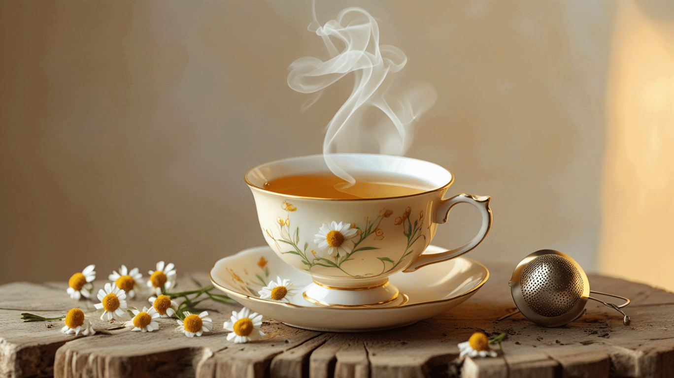 Struggling With Disturbed Sleep? Experience The Magnificent Benefits Of Chamomile Tea, Known For Its Calming And Sleep-Enhancing Properties.