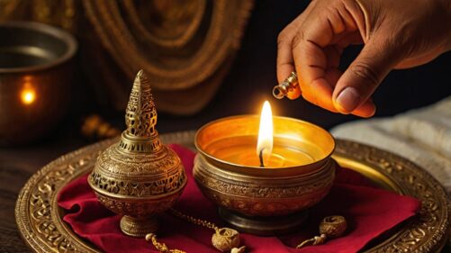 Benefits Of Lighting Lamp Oil Diyas For Spiritual Growth, How To Use Lamp Oil Diyas In Rituals.