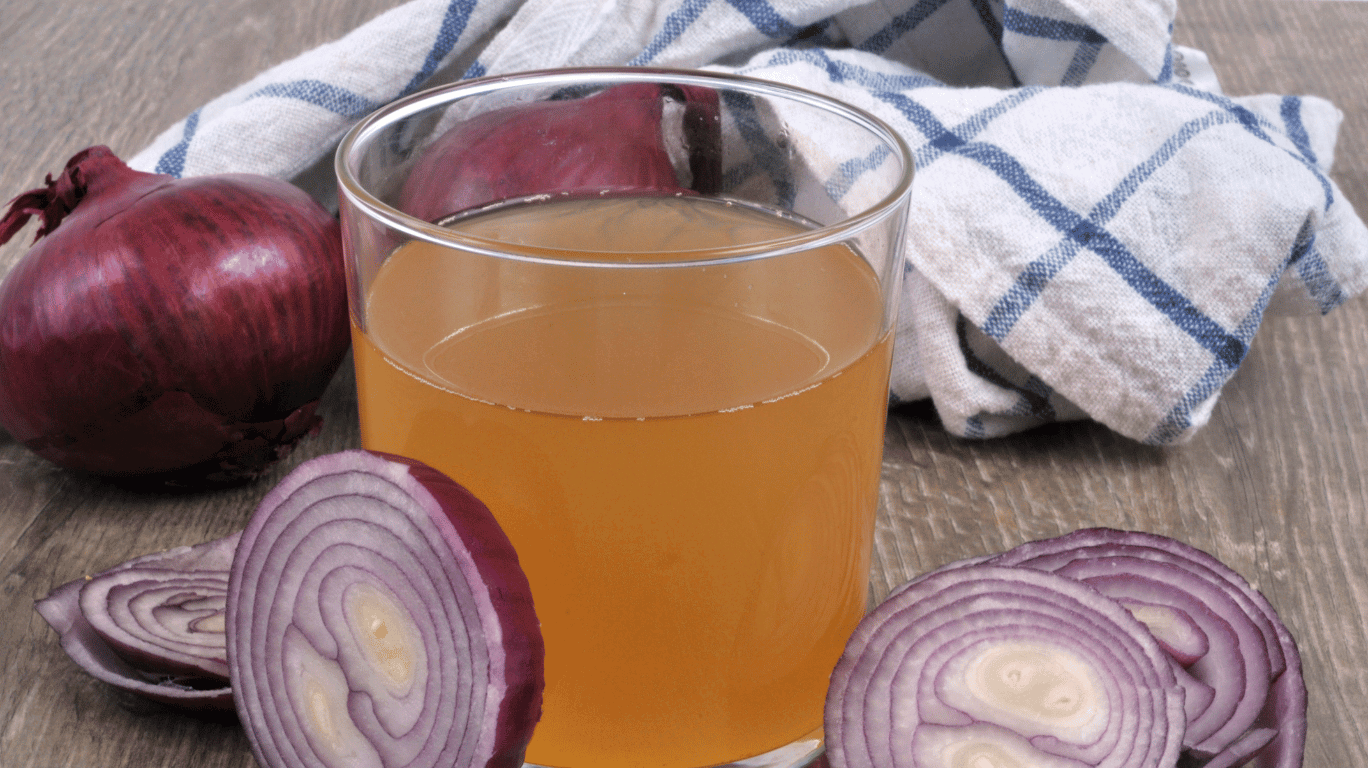 T Promotes Hair Growth And Controls Hair Loss. The Antibacterial Properties Of Onion Help Fight Scalp Infections, While The Sulfur Content Improves Blood Circulation To The Hair Follicles.