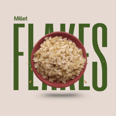 Healthy White Cholam (Sorghum) flakes ideal for traditional millet meals