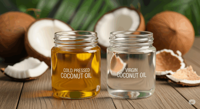 कोल्ड प्रेस्ड नारळ तेल आणि व्हर्जिन नारळ तेल यामधला फरक
