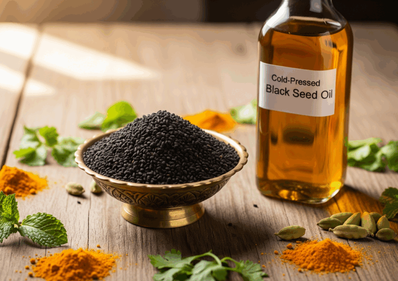 &Quot;करुंजीरगम (काळे जिरे / Black Cumin / Nigella Seeds) – आरोग्य फायदे, औषधी गुणधर्म, पचन सुधारणा, रोगप्रतिकारक शक्ती आणि सौंदर्य उपयुक्तता&Quot;