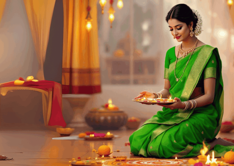 Why Cow Ghee Is Considered Sacred For Lighting Lamps During Diwali &Amp; Ayudha Pooja 7 Traditional Cow Ghee Lamps Lit During Diwali And Ayudha Pooja Symbolizing Purity And Spiritual Significance