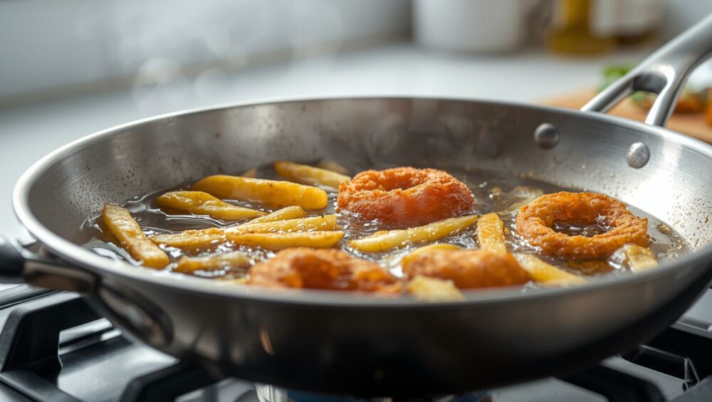 तळण्यासाठी कोणते तेल उत्तम – शेंगदाणा तेल की पाम ऑलीन तेल? 2 Talnyasathi-Shengdana-Tel-Ki-Palm-Olein