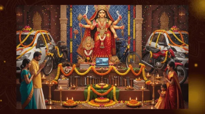 Why People Use Coldpressed Oil or Ghee During Ayudha Pooja and Vijayadashami