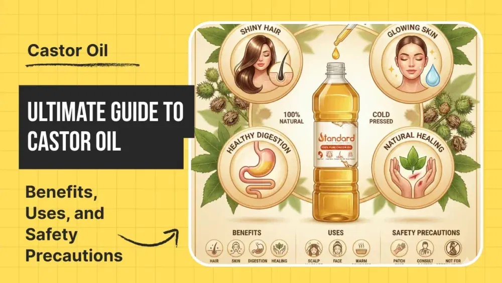 Castor Oil 3 The Ultimate Guide To Castor Oil: Benefits, Uses, And Safety Precautions